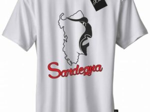 CAMISETA SARDINIA isla MAMUTHONES blanco UNISEX