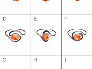 Bracciale Rigido Regolabile in rame con Occhio Di Santa Lucia