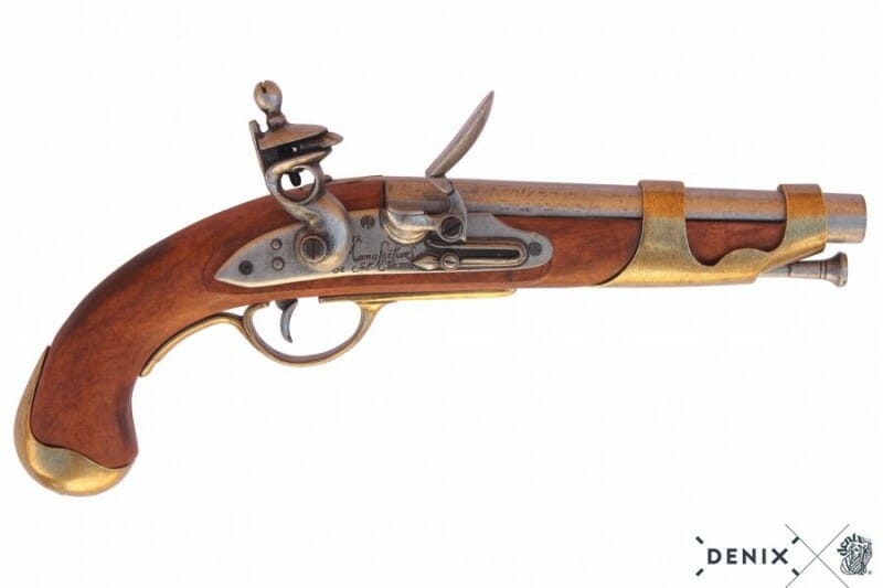 Assassin's Creed Pistol French Cavalry 1806 Napoleon Gold - Lady M Sardinia Assassin'S Creed Pistola Cavalleria Francese 1806 Napoleone Dorata