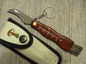 Mushroom knife with sheath (14.5cm)