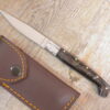 Pattada Knife Mouflon Horn Handle 9 cm blade (21cm total)