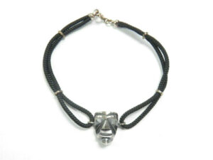 MAMUTHONES Máscara Cordón Pulsera Grande Marrón