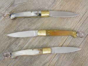 Coltello Pattada Manico in corno di bue Portachiavi (14Cm)