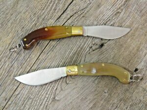 Coltello Arburesa Manico in corno di bue Portachiavi (14Cm)