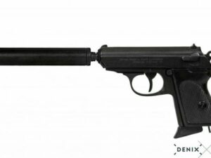 Gun of the GERMAN WALTHER PPK with silencer 1931 (30cm)