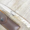 Coltello Pattada Manico in Corno Di Muflone grezzo (21cm)
