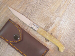 Pattada Knife Rough Mouflon Horn Handle (21cm)