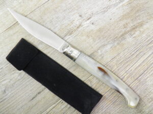 Coltello Artigianale Pattada Brotzu Manico in Corno Di Bue (27cm)