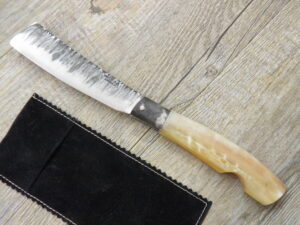 Coltello artigianale Lametta Corno Di Montone lama forgiata (27cm)
