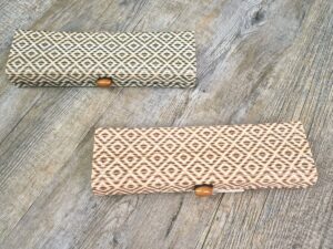 Cofanetto Custodia retangolare In bamboo Per Coltello 20x6 H 3,5 cm