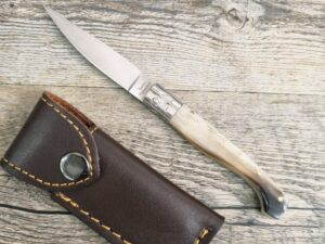 Coltello Pattada Manico in Corno Di Montone (17,5cm) lama da 8 cm