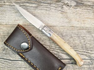 Coltello Pattada Manico in Corno Di Montone lama da 8 cm (17,5cm totali)