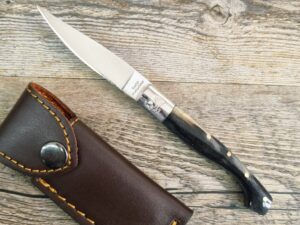Coltello Pattada Manico in Corno Di Montone (17,5cm) lama da 8 cm