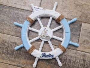 Timone in 2 dimensioni in legno Linea Mare Italia (45cm)