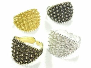 Anello Fede Sarda nido D'Ape grande in Filigrana d'argento