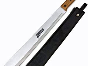 MACHETE EXPLORER  manico in legno con Fodero   (66cm)