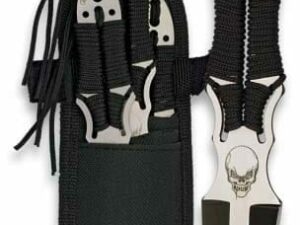 Skull Throwing Knives for Target 3 Pieces (17cm)