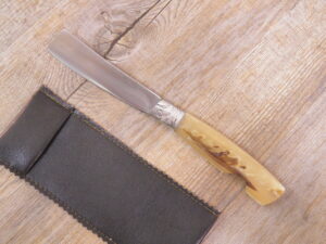 Coltello artigianale Lametta Corno Di Muflone (23cm)