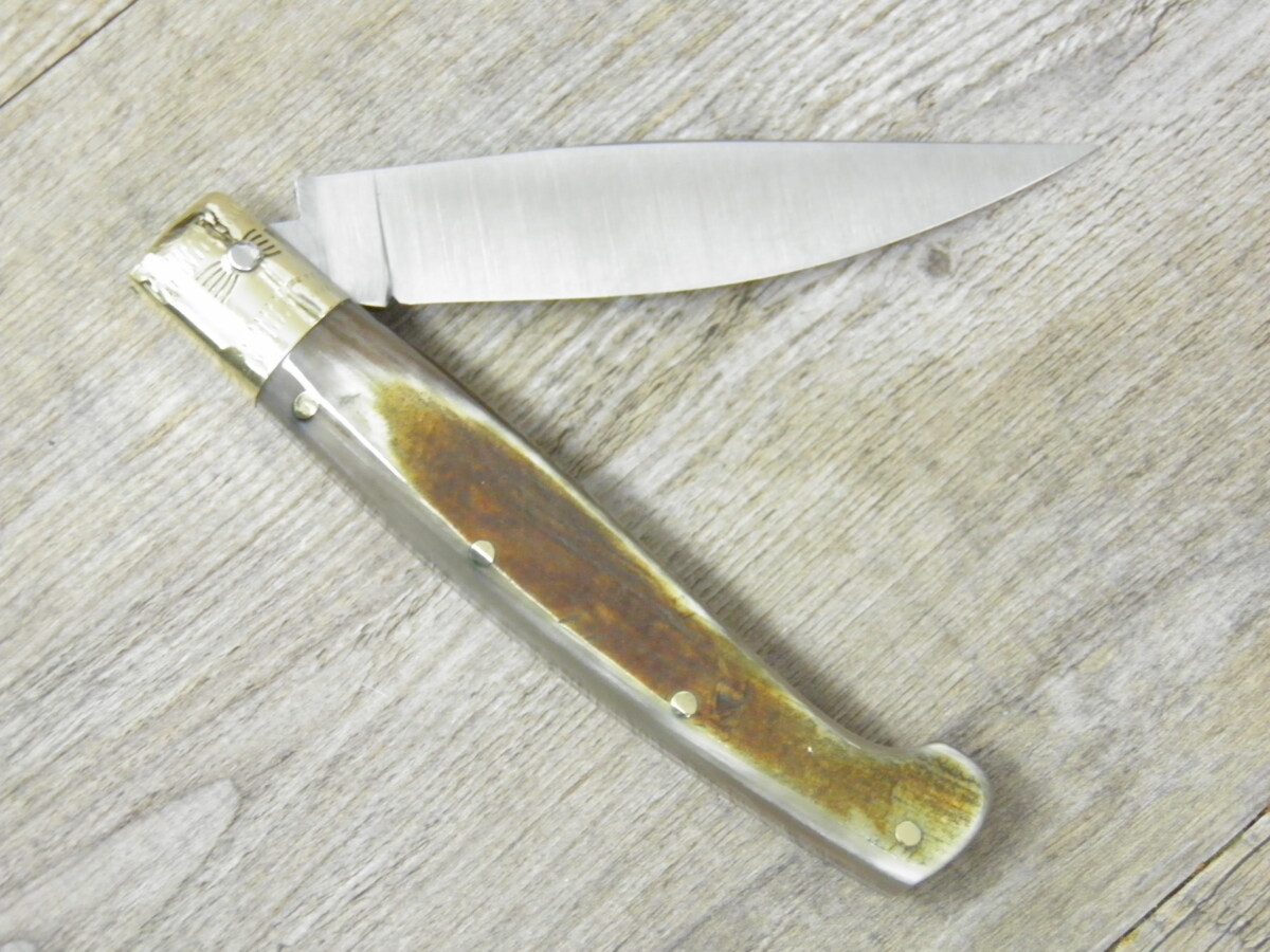 Pattada Pintus Rough Ox Horn Knife (20Cm) - Lady M Sardinia Pattada Pintus Rough Ox Horn Knife (20Cm) - Lady M Sardinia