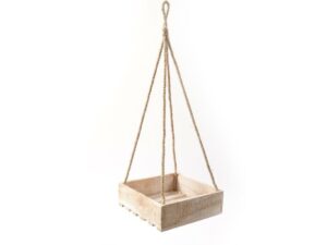 Fioriera in legno da appendere decorazione casa interno / esterno