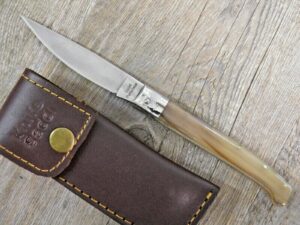 Pattada Knife Rough Mouflon Horn Handle (21cm)