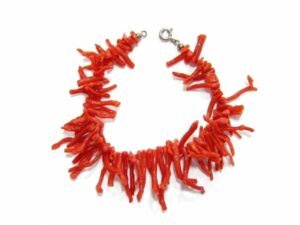 Bracciale Corallo a Rametti argento 925%°°