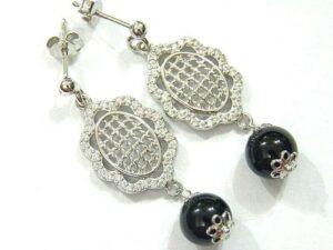 Orecchini Pendenti swarovski  Su Coccu Kokos Sabegia