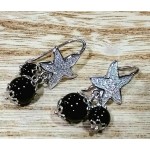 Orecchini Pendenti Swarovski  Su Coccu Kokos Sabegia