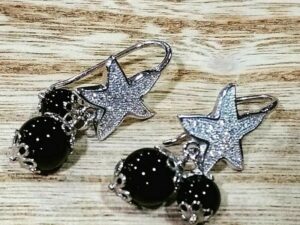 Orecchini Pendenti swarovski  Su Coccu Kokos Sabegia