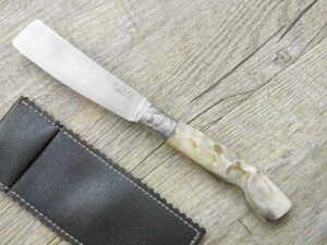 Coltello artigianale Lametta galluresa in Corno Di Montone (20cm)