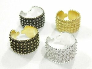 Sardinian Filigree Silver 4-Turn Ring Filu&Trama