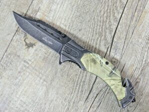 Coltello Chiudibile tattico rompivetro con clip (21cm)