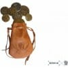 Pirate LEATHER BAG WITH COINS (12cm)