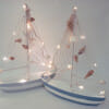 Sailboat Wooden Decoration with LED Lights