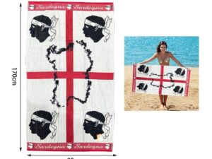 Telo Mare Spugna Grande 4 Mori Sardegna 170x90 cm