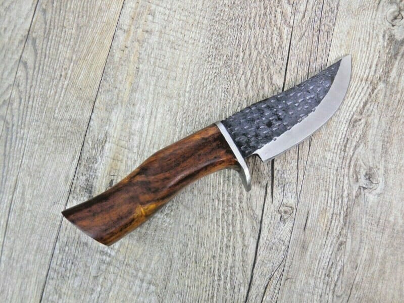 Bl11-1.Jpg Craft Knife Rosewood Handle Leather Sheath (22Cm) - Lady M Sardinia