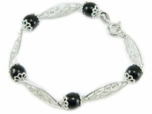 Silver filigree bracelet Su Coccu Kokos Sabegia