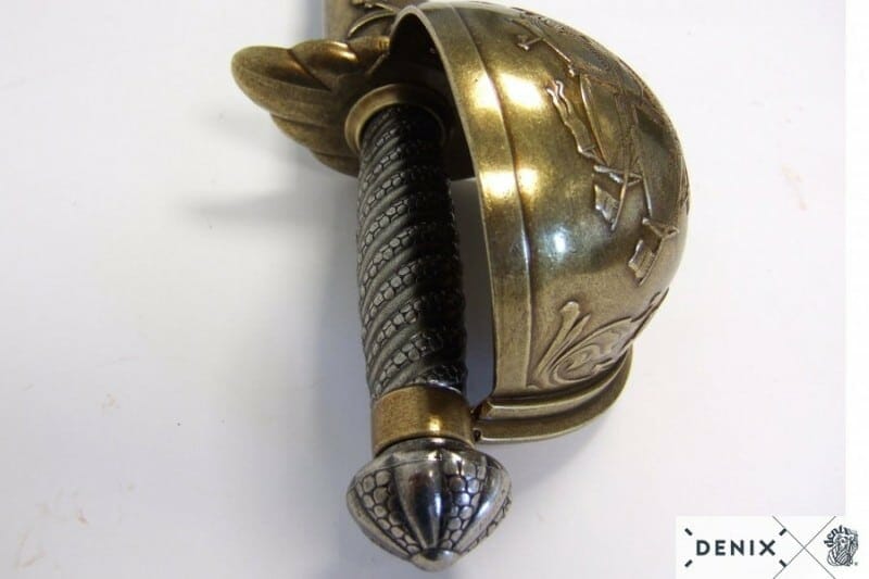 Denix-Sable-Pirata-Barbarossa-Hayreddin-1475-1546-La-Turchia-S-Xvi-4.Jpg Sciabola Pirata Barbarossa (77Cm) Denix - Lady M Sardegna