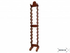 Wooden display rack 24 places for pistol swords rifles denix