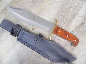 Pugnale Coltello serie numerata cowboy con Fodero in CUOIO  (47cm)