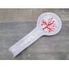 Sardinian Ceramic Coral in 2 colours Engraved Ladle Rest