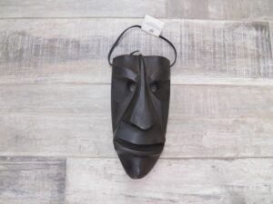 Mamuthones wooden wall mask LONG 10 x h 19 cm