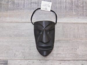 Mamuthones wooden wall mask LONG 9 x h 14 cm