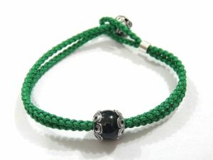 Bracciale Cordino colorato Argento Su Coccu Kokos Sabegia Tipo Pandora
