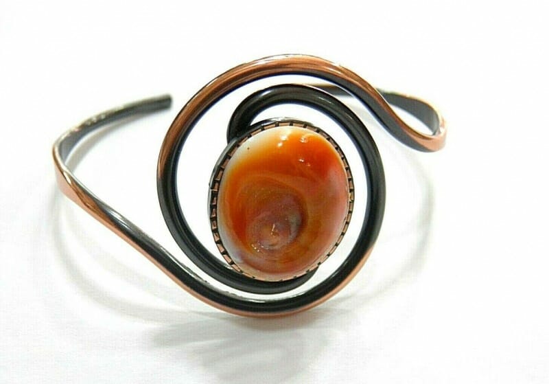 Occhio Di Santa Lucia Rigid Bracelet - Lady M Sardinia St Lucy's Eye Rigid Bracelet