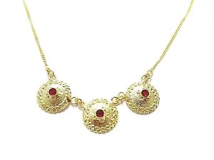 Sardinian Large Button Necklace