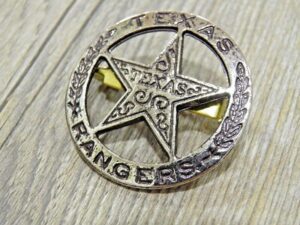 Distintivo Sceriffo americano Stella Dei Texsas Rangers