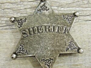 STAR SHERIFF BADGE