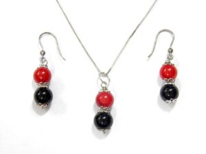 Necklace Pendant and Earrings Su Coccu Kokos Sabegia