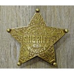 Distintivo Sceriffo Della Contea Di Lincoln